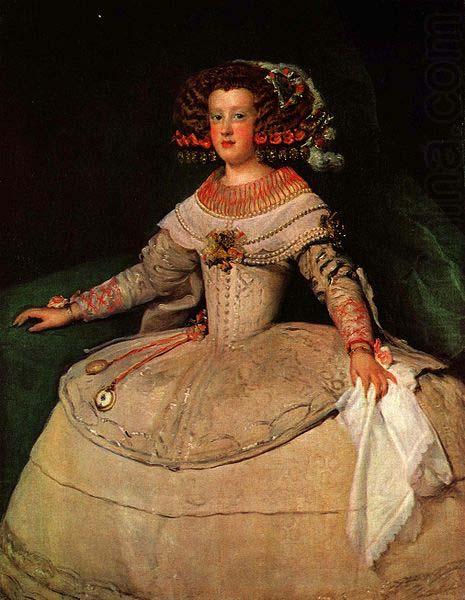 Portrait of the Infanta Maria Theresa of Spain, Philip IV daughter, Diego Velazquez